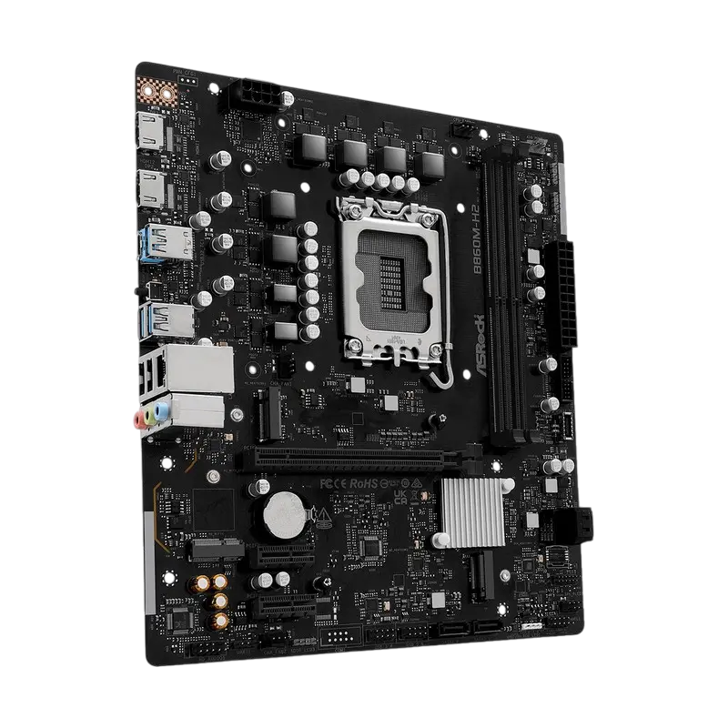 Материнская плата ASRock B860M-H2, LGA1851, Intel B860, Micro-ATX
