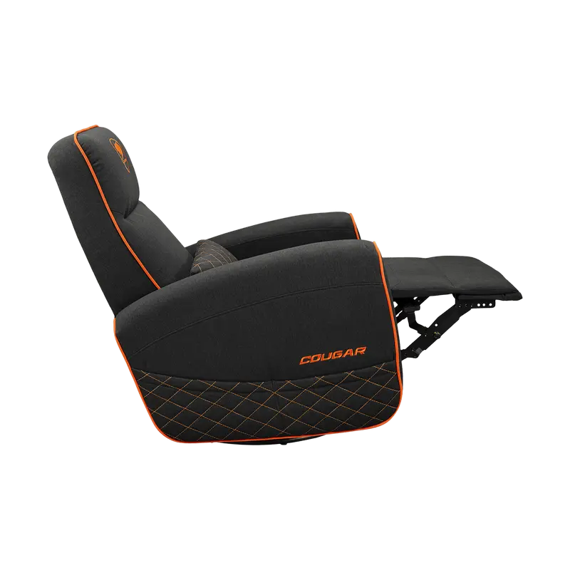 Scaun Gaming Cougar FIDOM, Imitație de in, Negru | Portocaliu