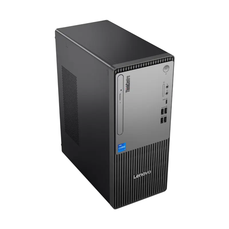 Sistem Desktop PC Lenovo ThinkCentre Neo 50t, Intel Core i3-14100, 8GB/256GB, Intel UHD Graphics 730, Fără SO