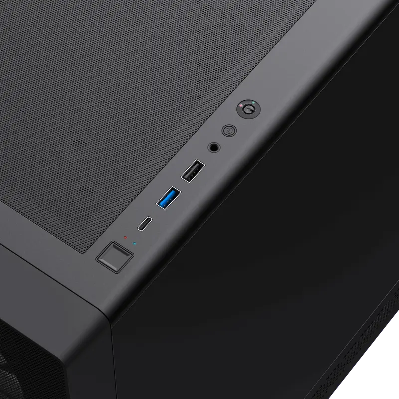 Carcasă PC Gamemax Focus MB, Micro-ATX, Fără PSU, Negru
