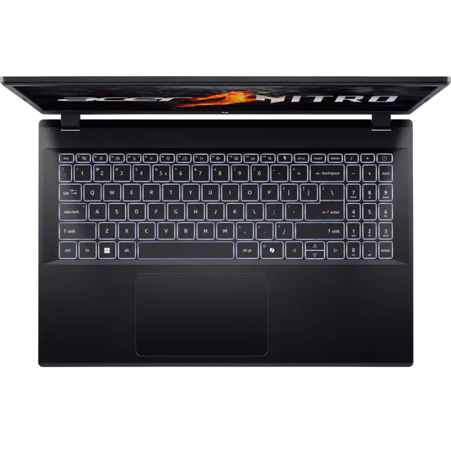 Laptop de joc 15,6" Acer Nitro V15 ANV15-41, Obsidian Black, AMD Ryzen 5 6600H, 16Gb/1024Gb, Linux eShell