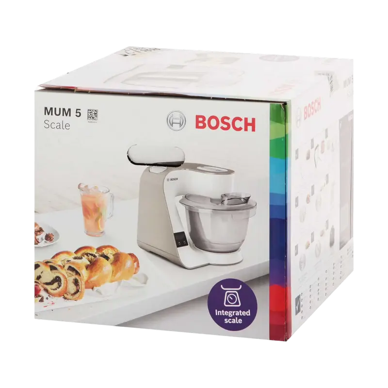 Robot de bucătărie Bosch MUM5XW10, Bronz | Alb