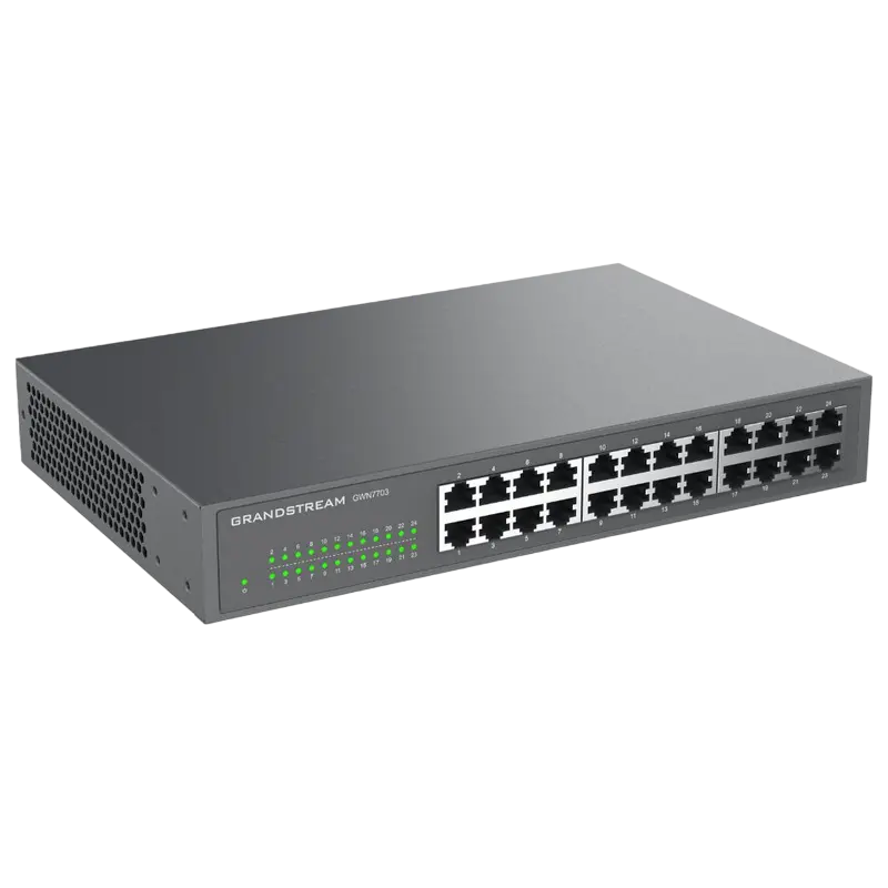 Switch de rețea Grandstream GWN7703, 24x 10/100/1000 Mbps