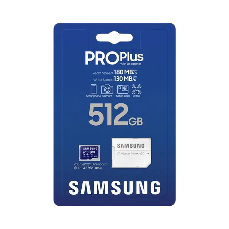 Card de Memorie Samsung EVO Plus MicroSDXC, 512GB (MB-MD512SA/EU)