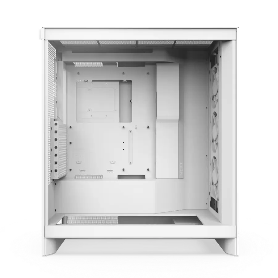 Carcasă PC NZXT H7 Flow RGB, Midi-Tower, Fără PSU, Alb