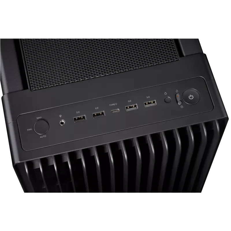 Carcasă PC ASUS ProArt PA602, Midi-Tower, Fără PSU, Negru