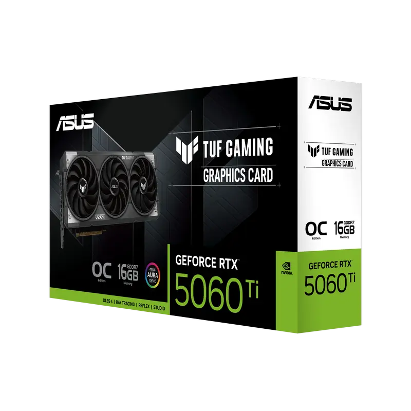 Placă Video ASUS TUF-RTX5060TI-O16G-GAMING, 16GB GDDR7 128bit