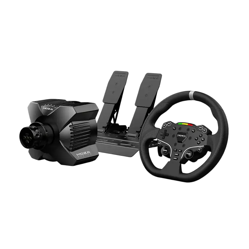 Volan Gaming MOZA R3 Racing pentru PC, Negru