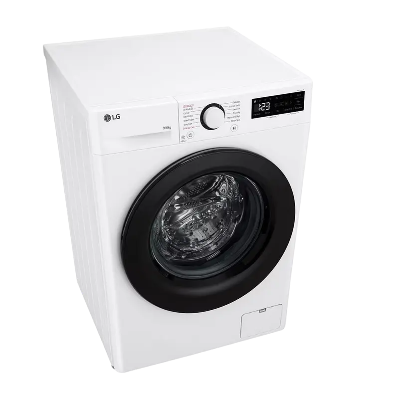 Mașină de spălat și uscat LG F4DR509SBW, 9kg, Alb