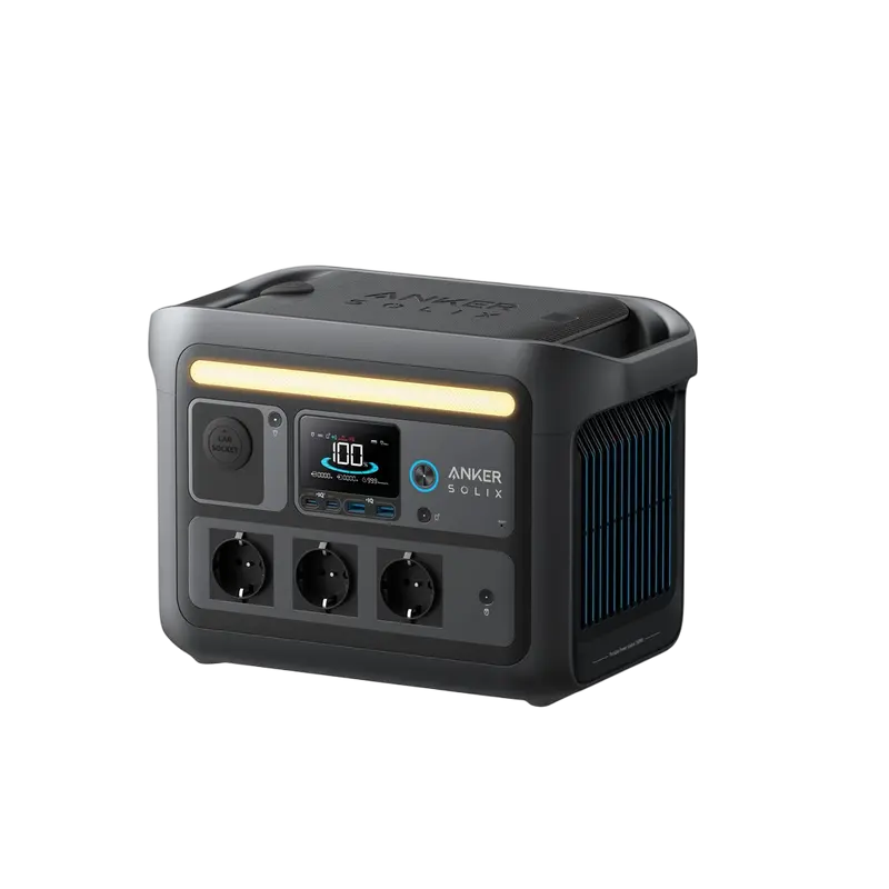 Зарядная станция Anker SOLIX C800X, 768 Вт, Чёрный, Портативная