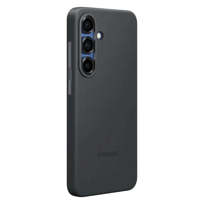 Husa Samsung Silicone Cover Galaxy S25, Negru