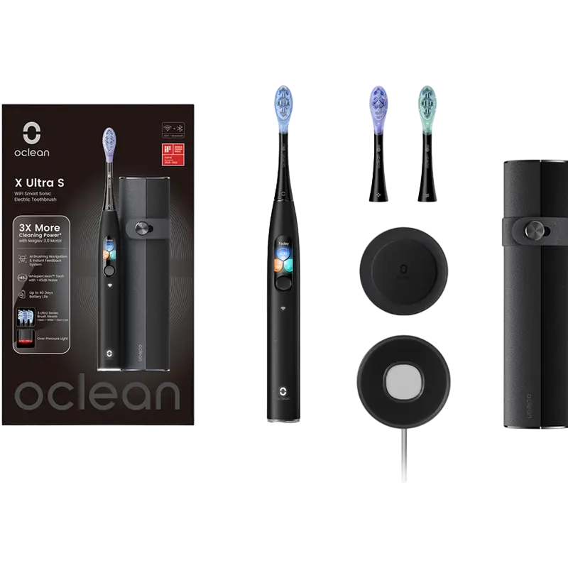 Periuță de dinți electrică Oclean X Ultral Set, Negru