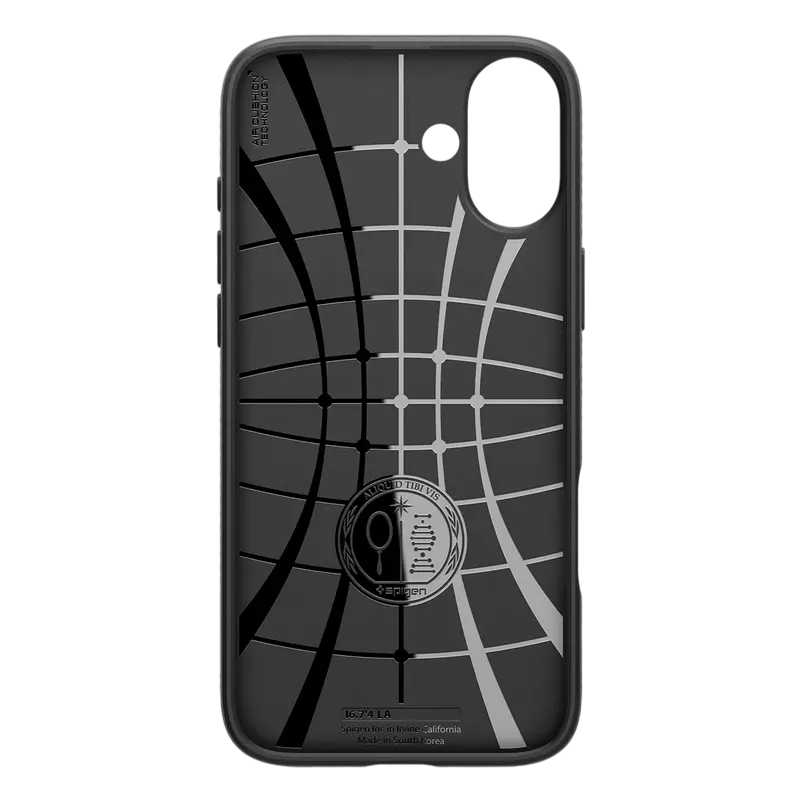 Husa Spigen iPhone 16 Liquid Air, Negru mat