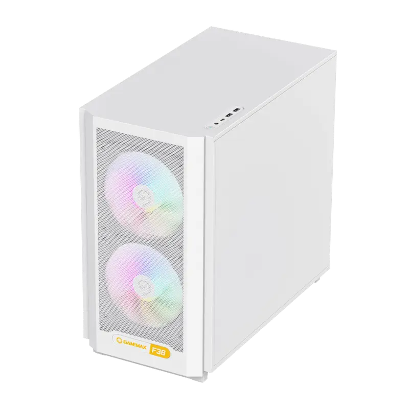 Carcasă PC Gamemax F36 WH, Mini-Tower, Fără PSU, Alb