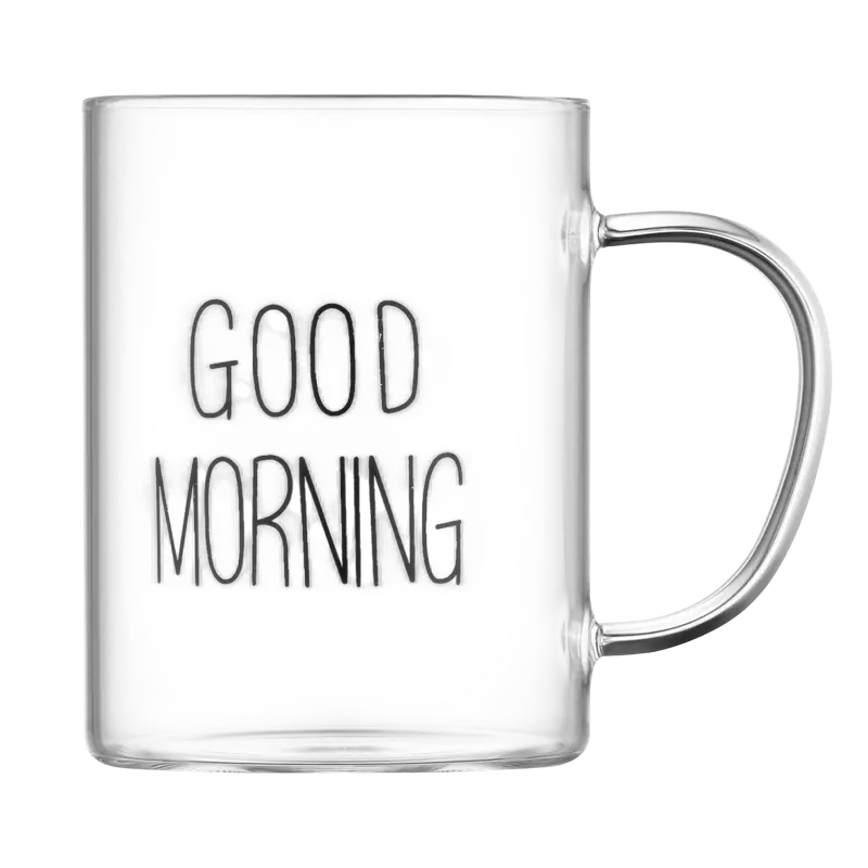 Набор чашек Ardesto AR2642BMR, 420 мл, 2 шт, Прозрачный