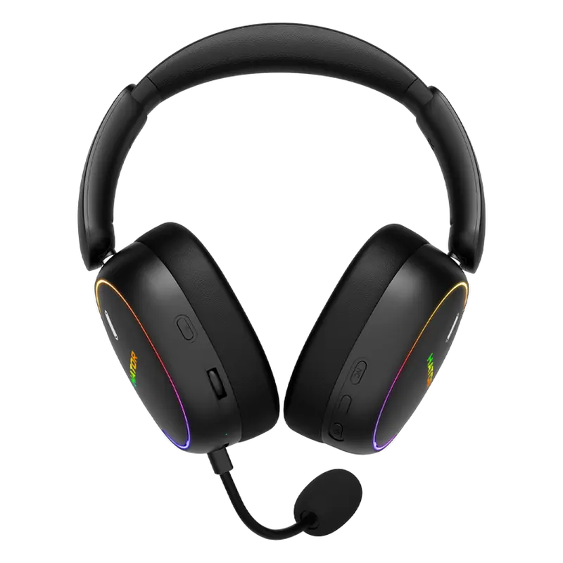 Stand pentru căști gaming HATOR Phoenix 2, Bluetooth/USB, Negru