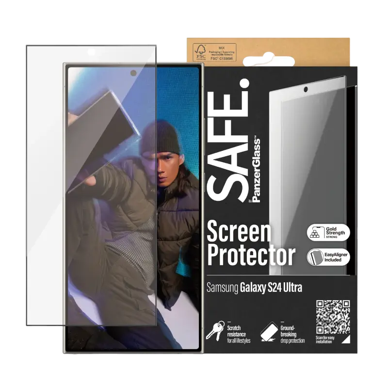 Sticlă de protecție PanzerGlass SAFE pentru Samsung Galaxy S24 Ultra