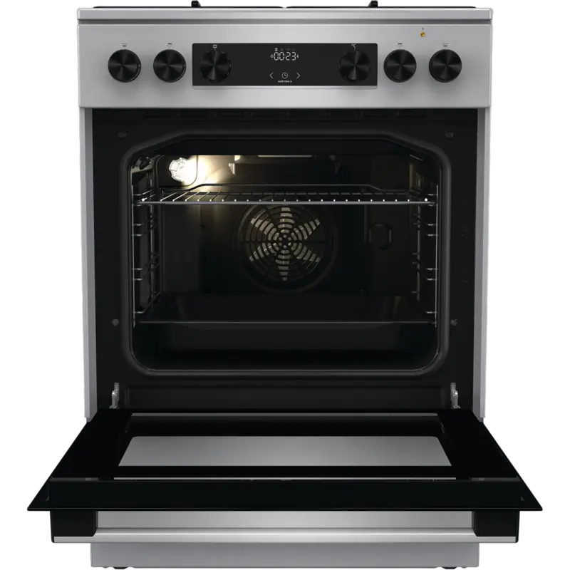 Aragaz Mixt Gorenje GKS6C70XJ, Oțel inoxidabil
