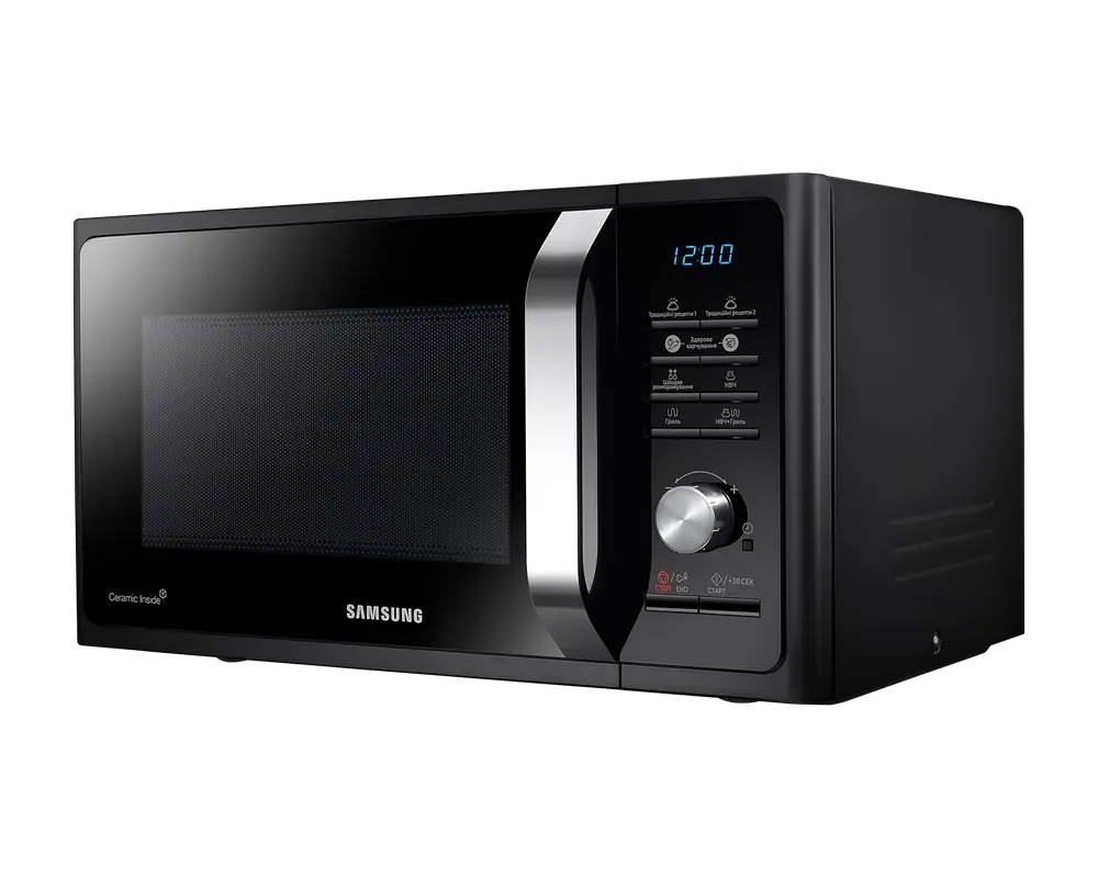 Cuptor cu microunde Samsung MG23F301TAK/OL, Negru