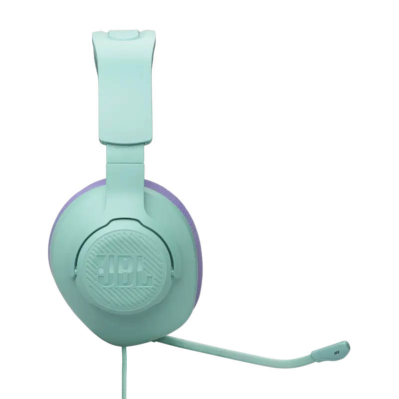Căști gaming JBL Quantum 100M2, Cu fir, Cyan