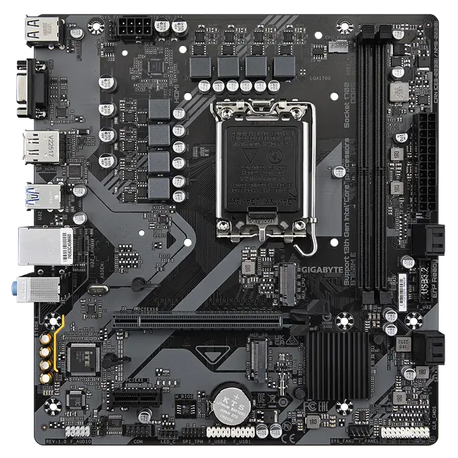 Placă de bază Gigabyte B760M E, LGA1700, Intel B760, Micro-ATX