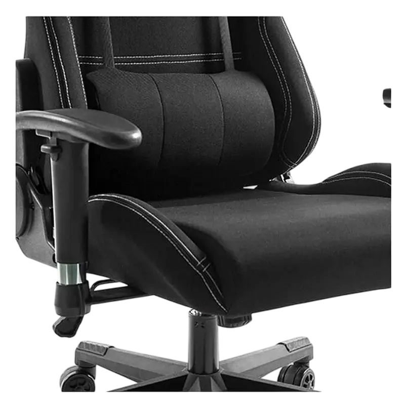 Scaun Gaming Lumi CH06-14, Textil, Negru