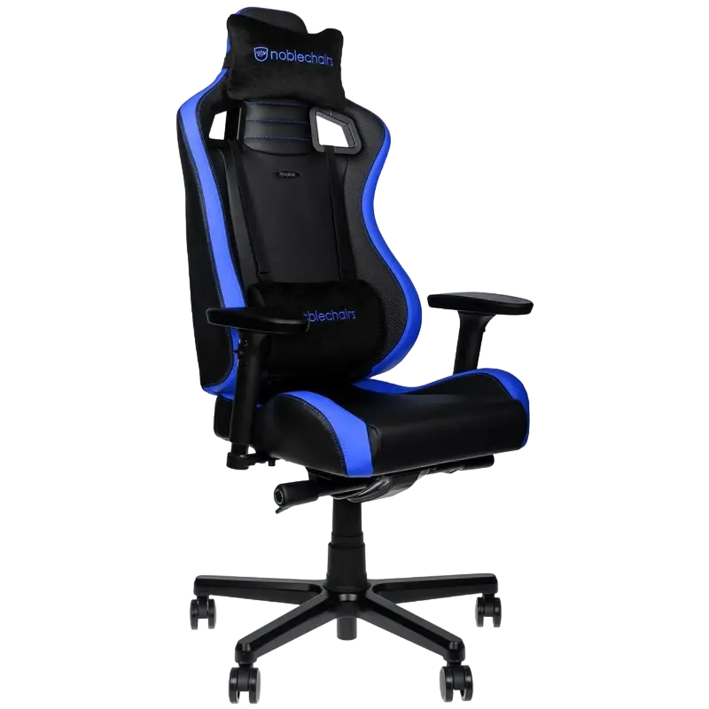 Scaun Gaming Noblechairs Epic, PU Piele, Negru | Albastru