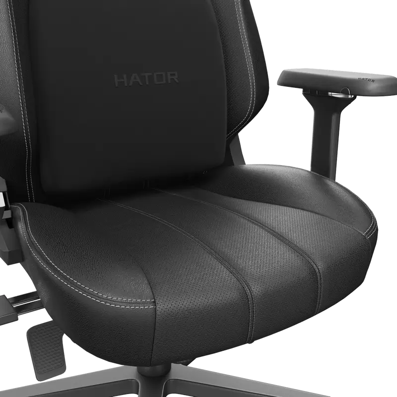 Scaun Gaming HATOR Arc 3 S, PU Piele, Negru