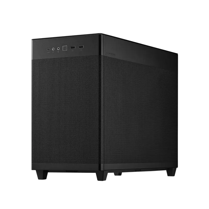 Carcasă PC ASUS Prime AP201 Tempered Glass Edition, Mini-Tower, Negru