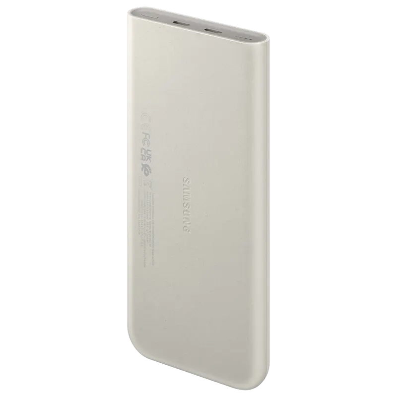 Încărcător portabil Samsung Super Fast Charging, 10000mAh, Bej