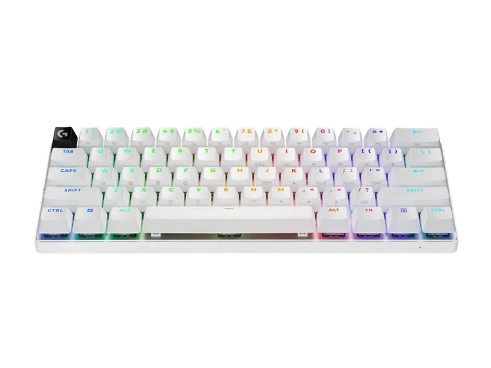 Клавиатура Logitech G PRO X 60, Проводное / беспроводное, Белый