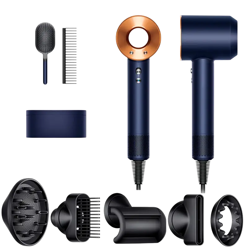 Uscător de păr Dyson HD07 Gift Edition, 1600W, Prussian Blue | Rich Copper