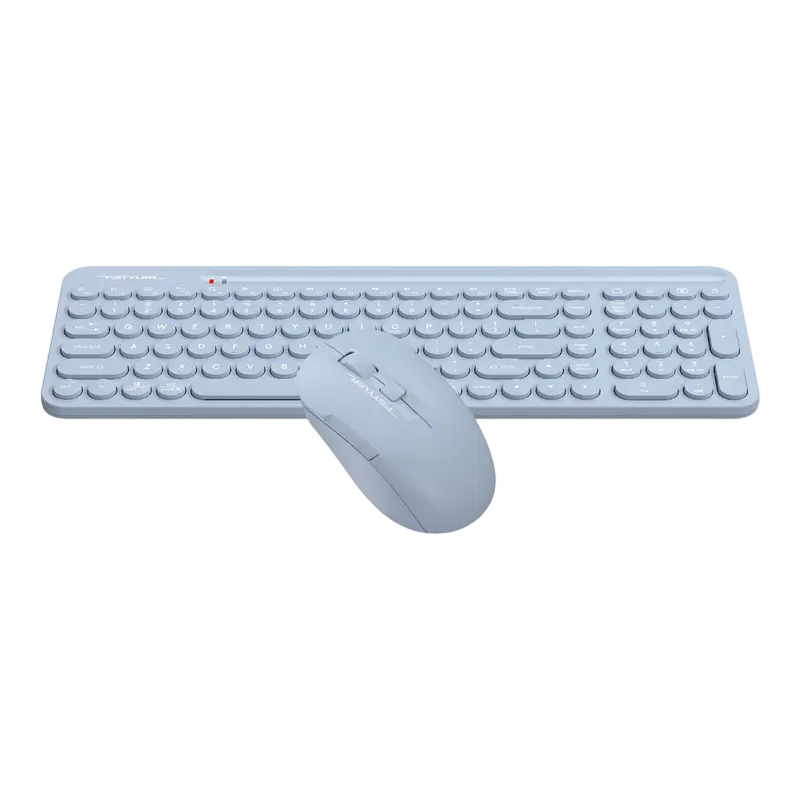 Set Tastatură + Mouse A4Tech FG3300 Air, Fără fir, Albastru