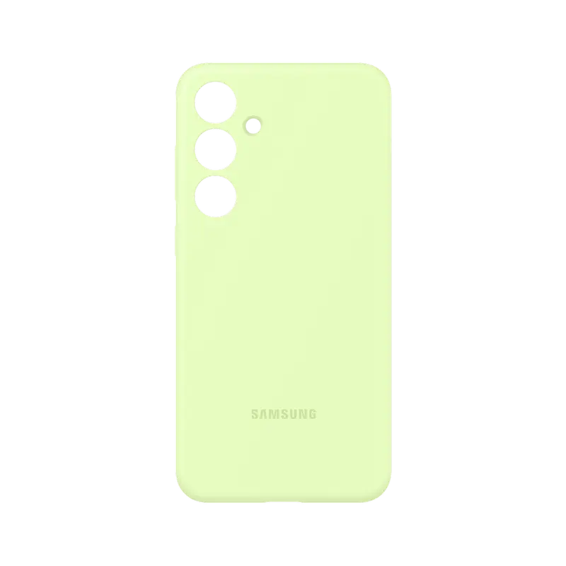 Husa Samsung Silicone Cover Galaxy S24+, Verde deschis