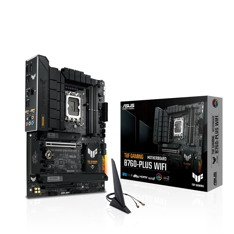 Placă de bază ASUS TUF GAMING B760-PLUS WIFI, LGA1700, Intel B760, ATX