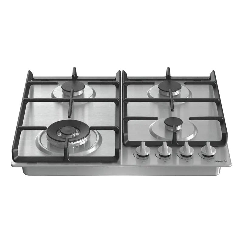 Plită pe gaz Gorenje GW641XHF, Oțel inoxidabil