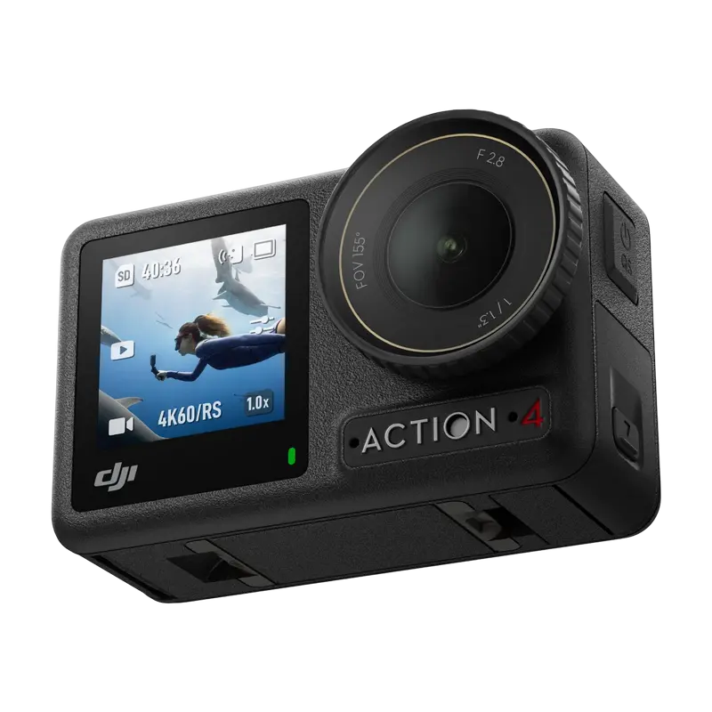 Cameră Video Sport DJI Osmo Action 4 Adventure Combo, Negru