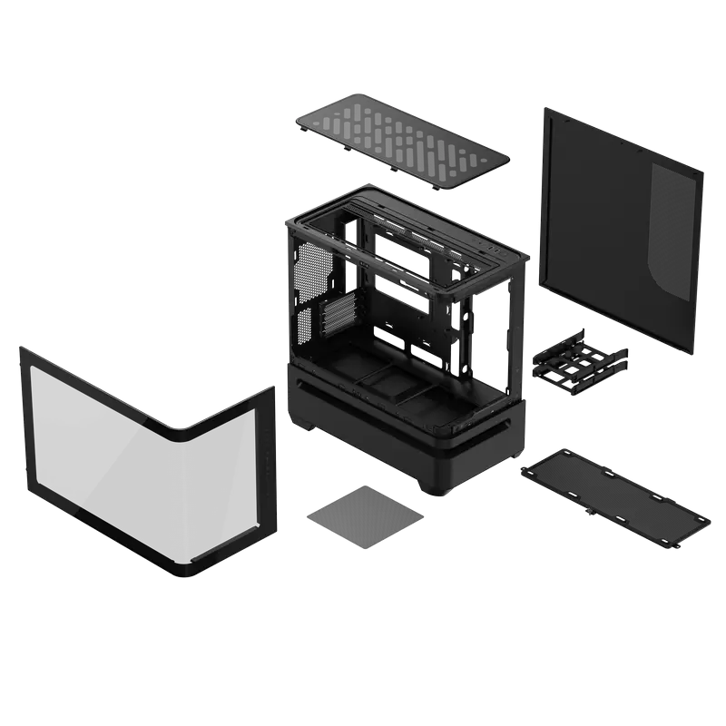 Carcasă PC ASUS PRIME AP202 TG ARGB, Midi-Tower, , Negru