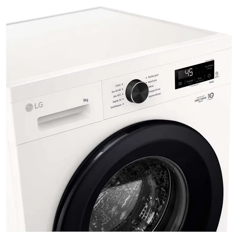 Mașină de spălat LG F94B15WH, 9kg, Alb