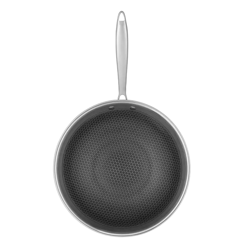 Tigaie WOK RESTO 95349, 28cm, Oțel inoxidabil