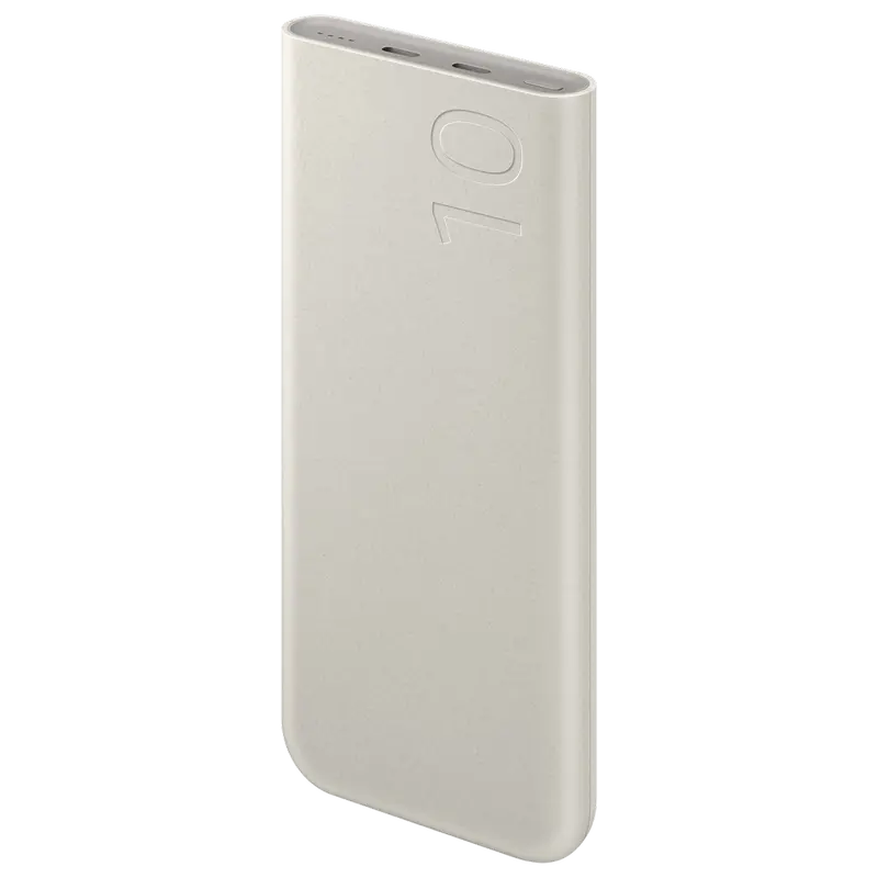 Încărcător portabil Samsung Super Fast Charging, 10000mAh, Bej