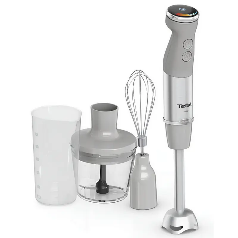 Blender de mână Tefal HB673B30, Gri..