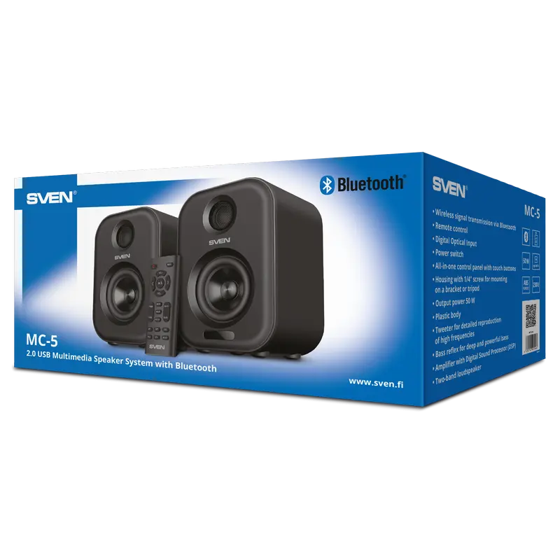 Sistem audio 2.0 CH SVEN MC-5, Gri