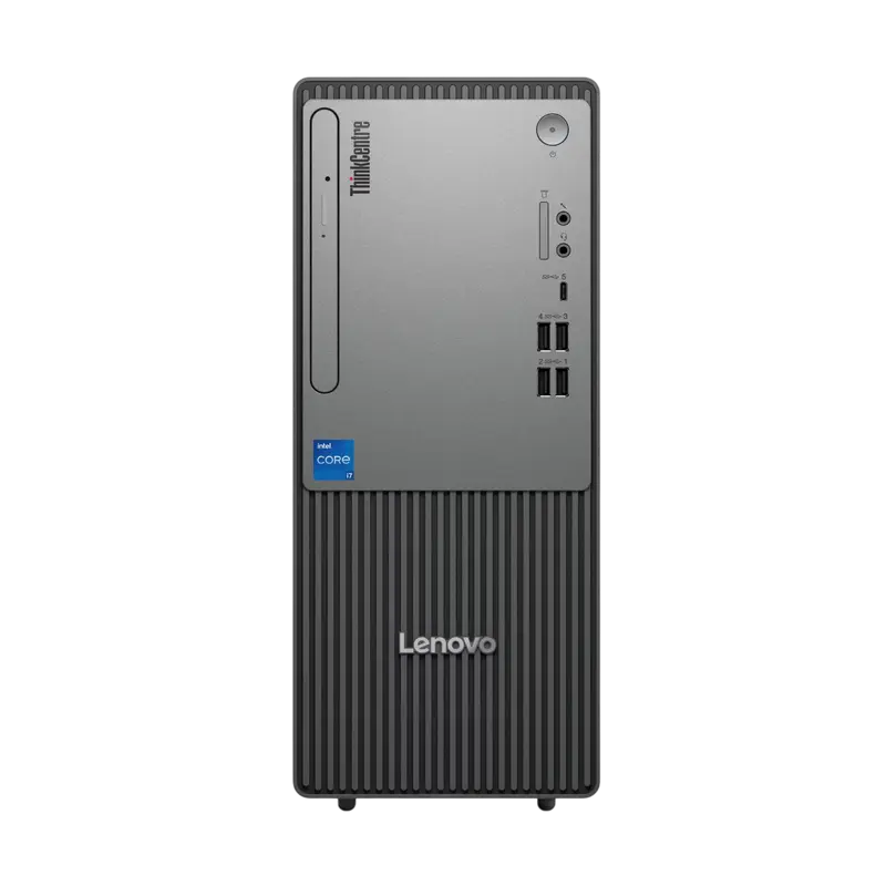 Sistem Desktop PC Lenovo ThinkCentre Neo 50t, Intel Core i3-14100, 8GB/256GB, Intel UHD Graphics 730, Fără SO