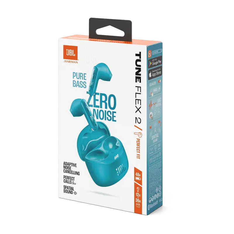 Căști JBL Tune Flex 2, Turquise