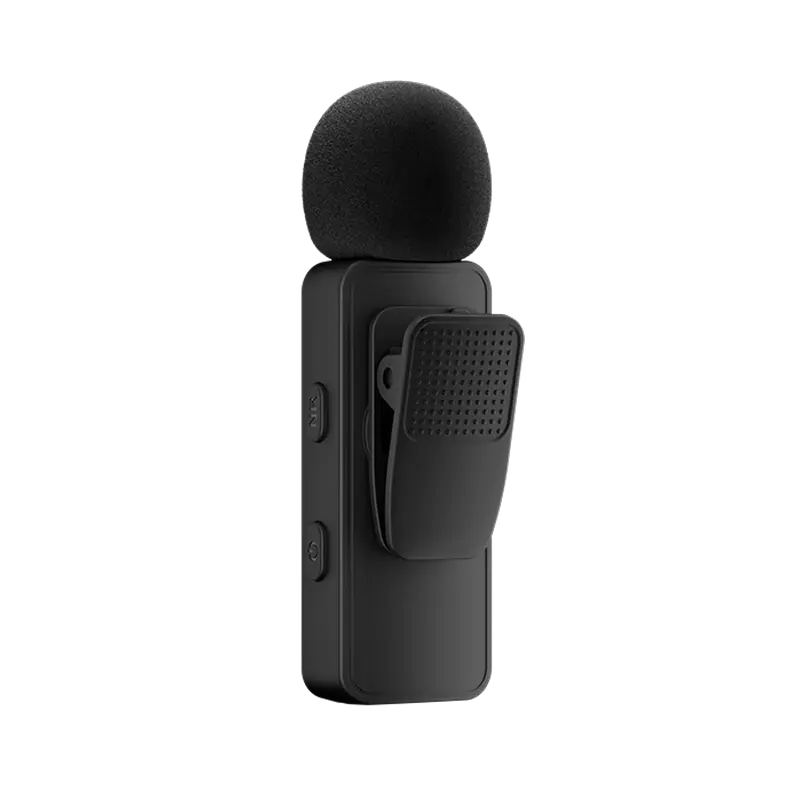 Microfon portabil pentru înregistrare vocală Boya BY-V1 V2.0, Fără fir, Negru