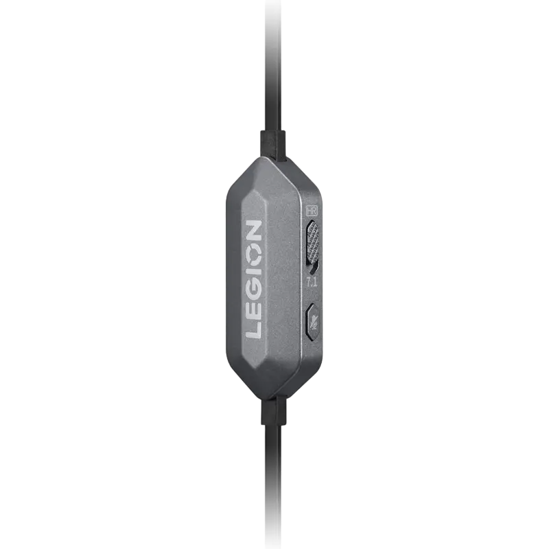 Căști gaming Lenovo Legion E510, Cu fir, Stormy Gray