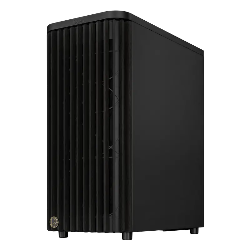 Carcasă PC ASUS ProArt PA401 Wood TG, Midi-Tower, Fără PSU, Negru
