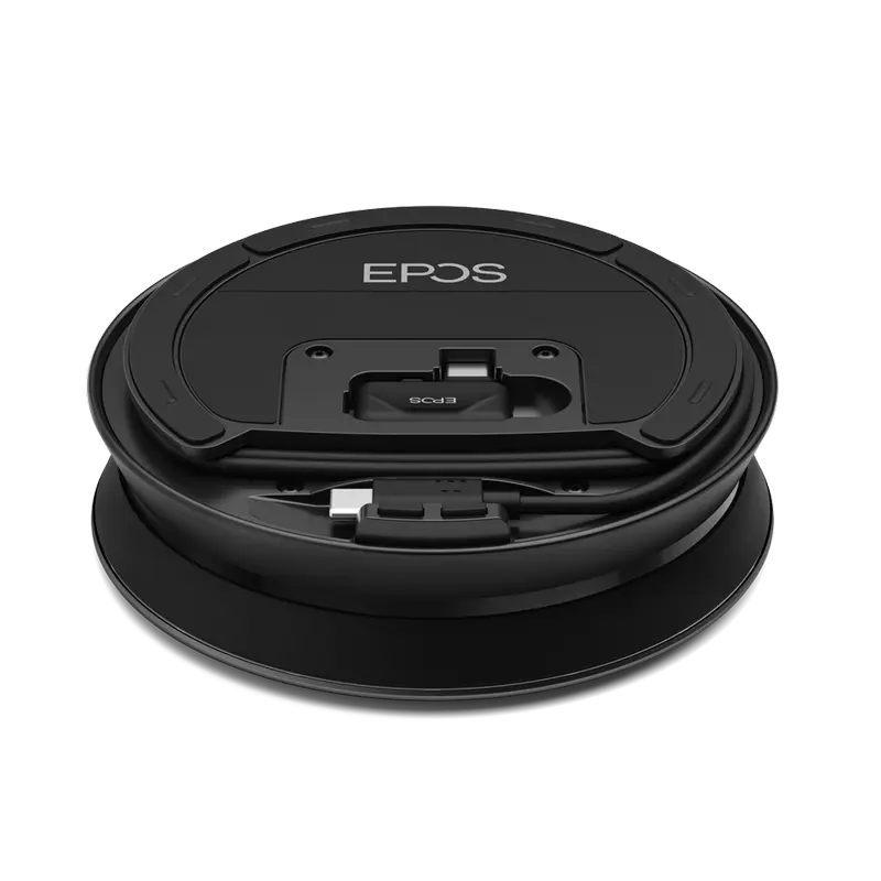 Microfon portabil pentru înregistrare vocală EPOS EXPAND SP 40+, Fără fir/Cu fir, Negru