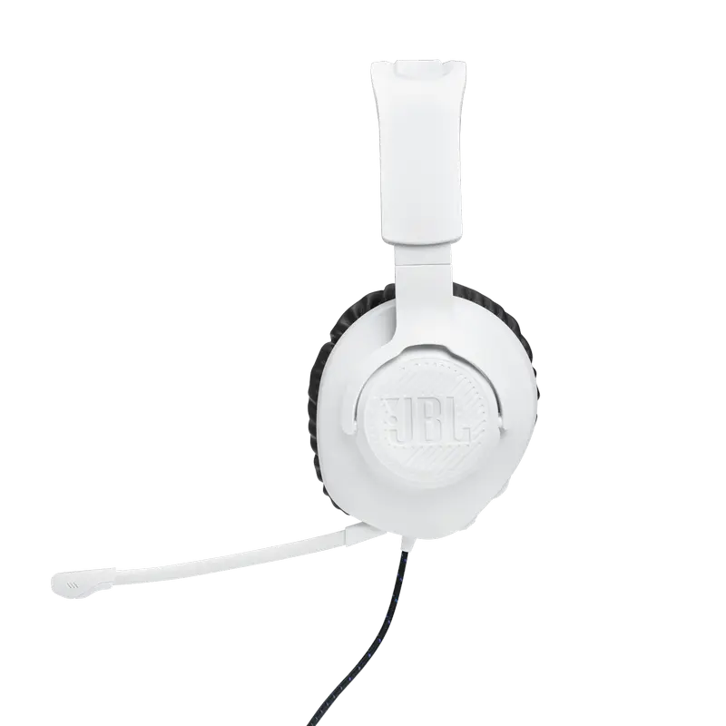 Căști JBL Quantum 100P, Cu fir, Alb | Albastru